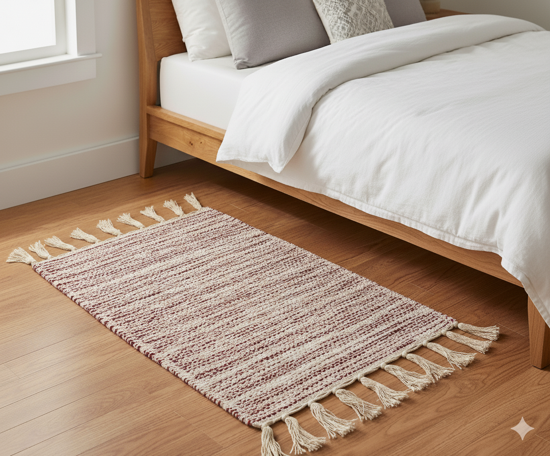 Descente de lit toile