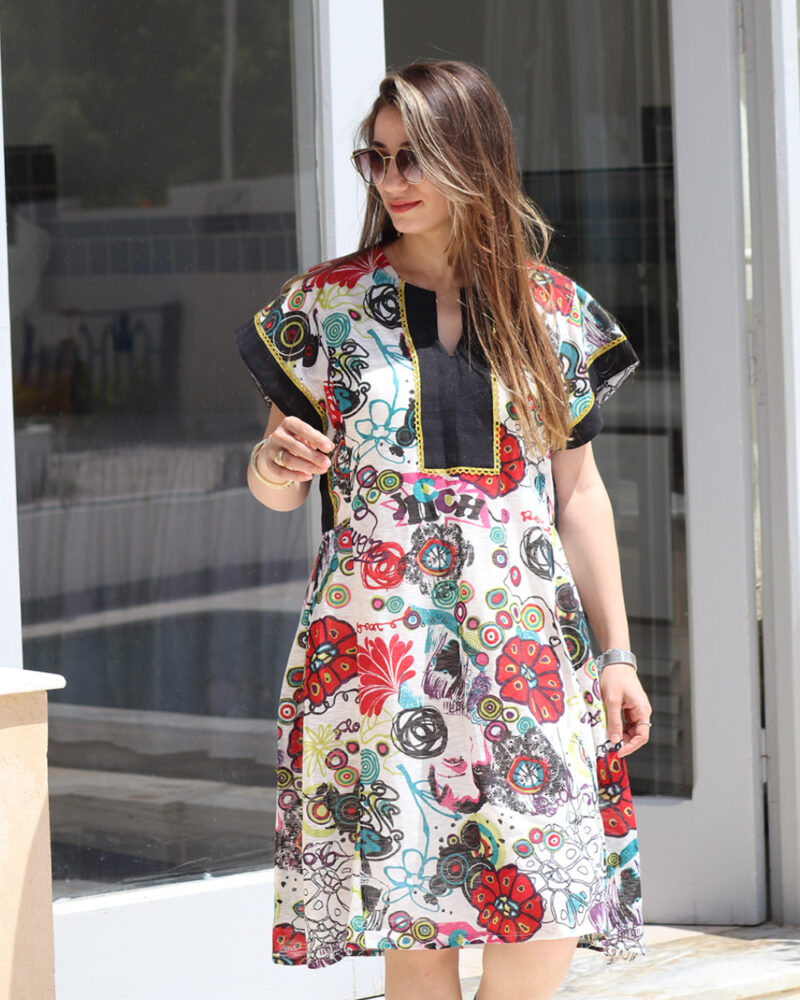 Robe fleuri