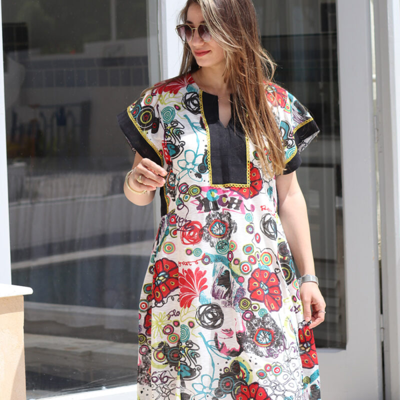 Robe fleuri