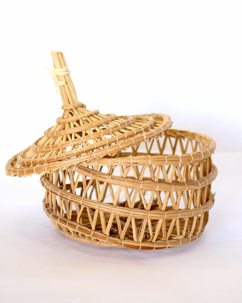 Panier avec couvercle