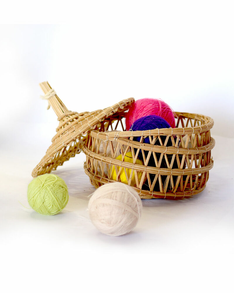 Panier avec couvercle